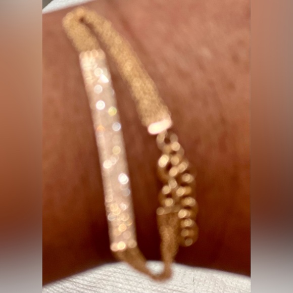 Anne Sisteron pavé diamond bracelet 14K Rose Gold, Multi-Chain - Picture 7 of 11